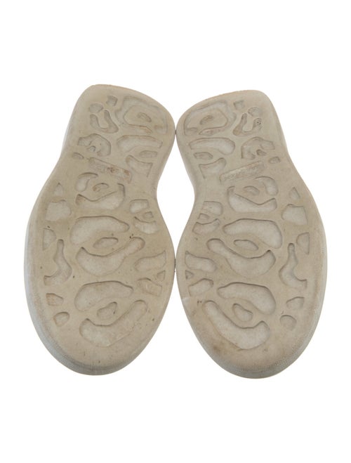 Alexander McQueen Leather Colorblock Pattern Sneakers