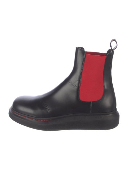 Alexander McQueen Leather Chelsea Boots