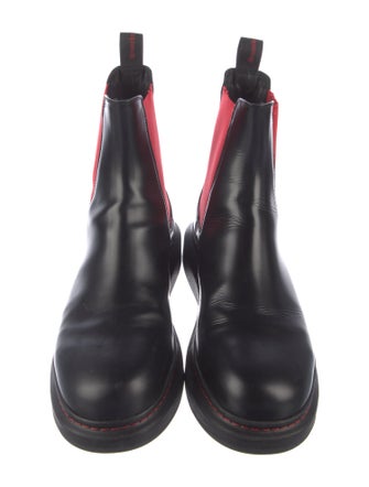 Alexander McQueen Leather Chelsea Boots
