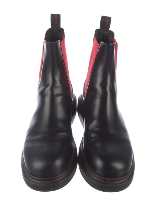 Alexander McQueen Leather Chelsea Boots