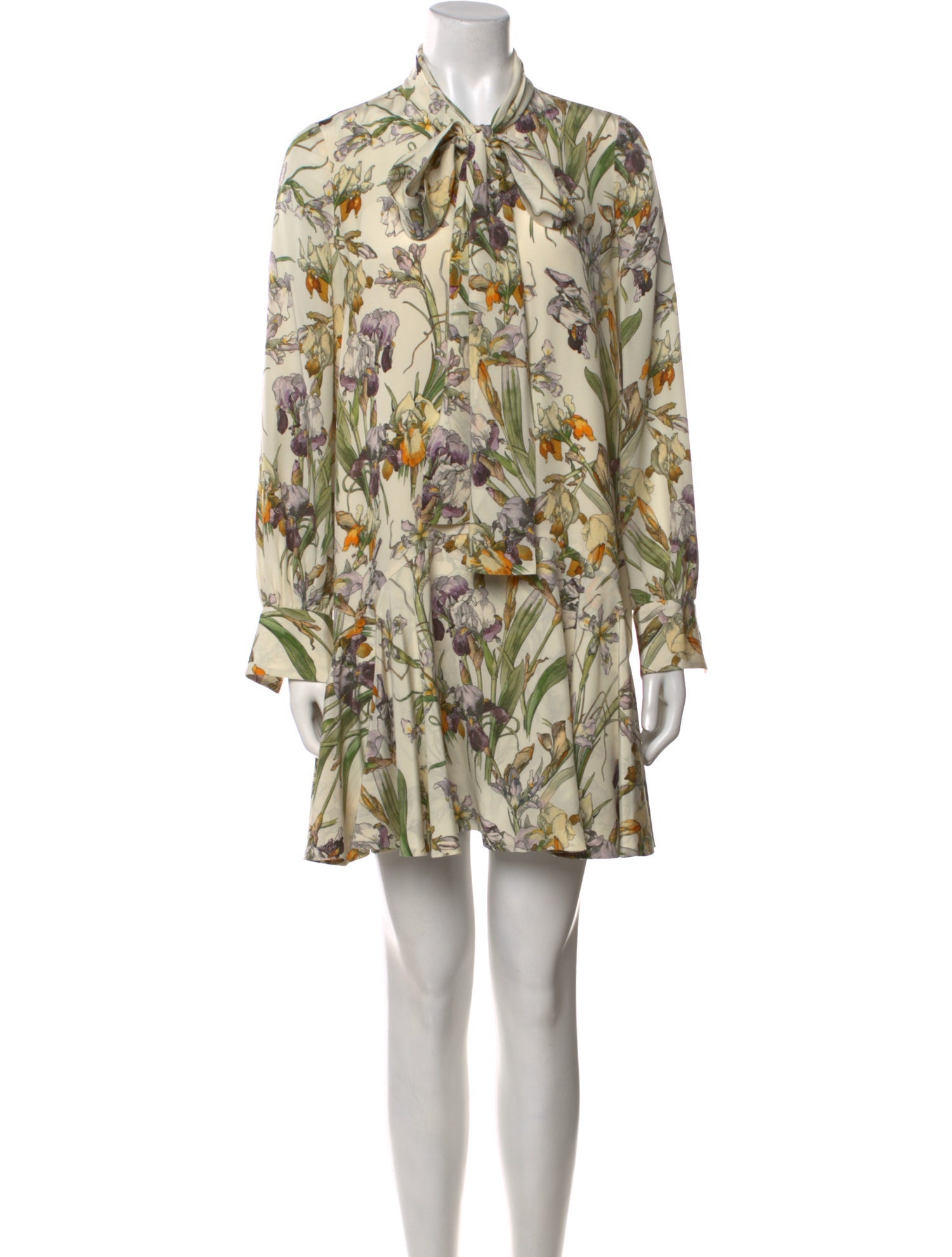 Alexander McQueen Silk Mini Dress