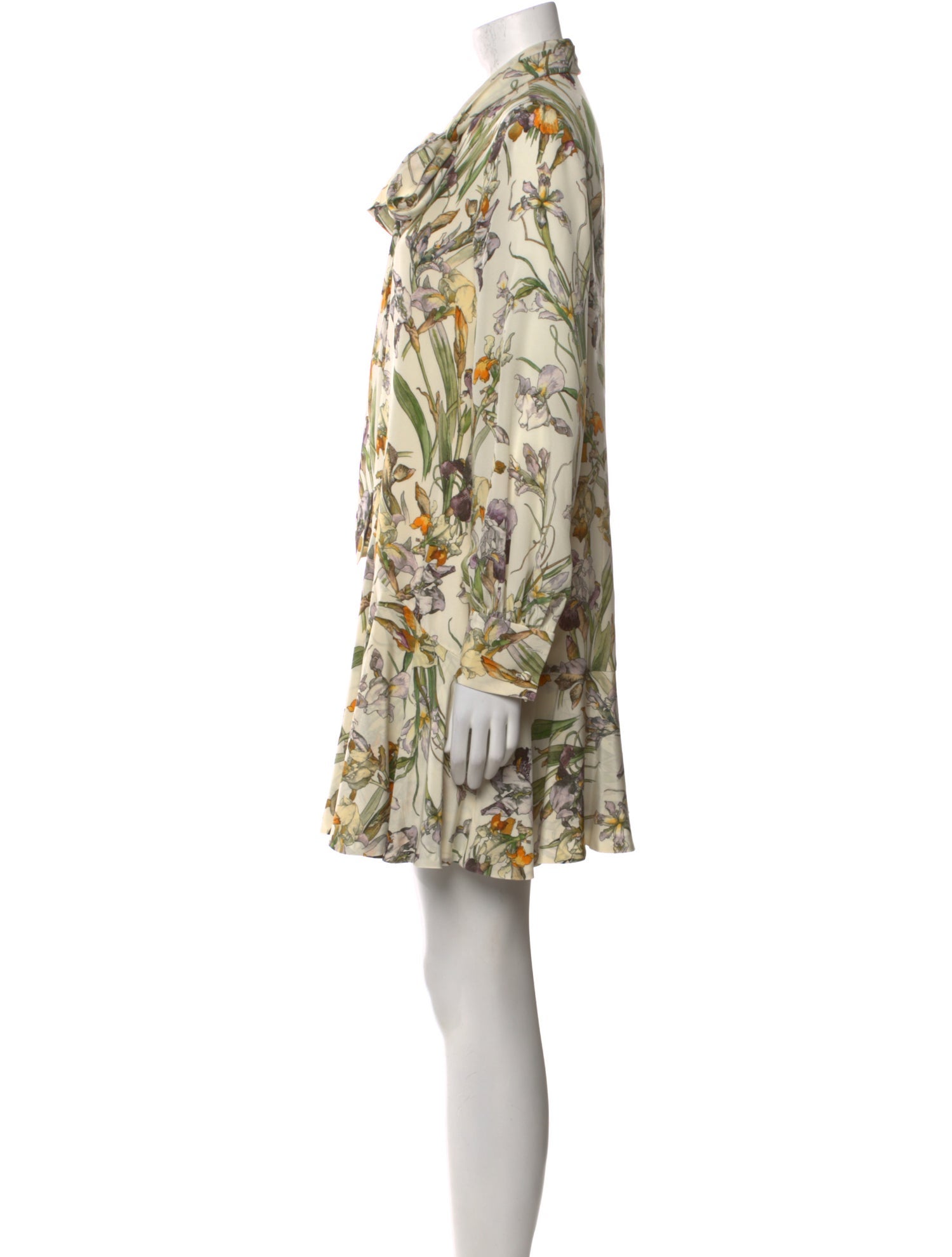 Alexander McQueen Silk Mini Dress