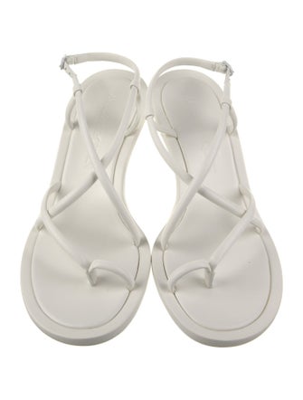 Alexander McQueen Leather Slingback Sandals