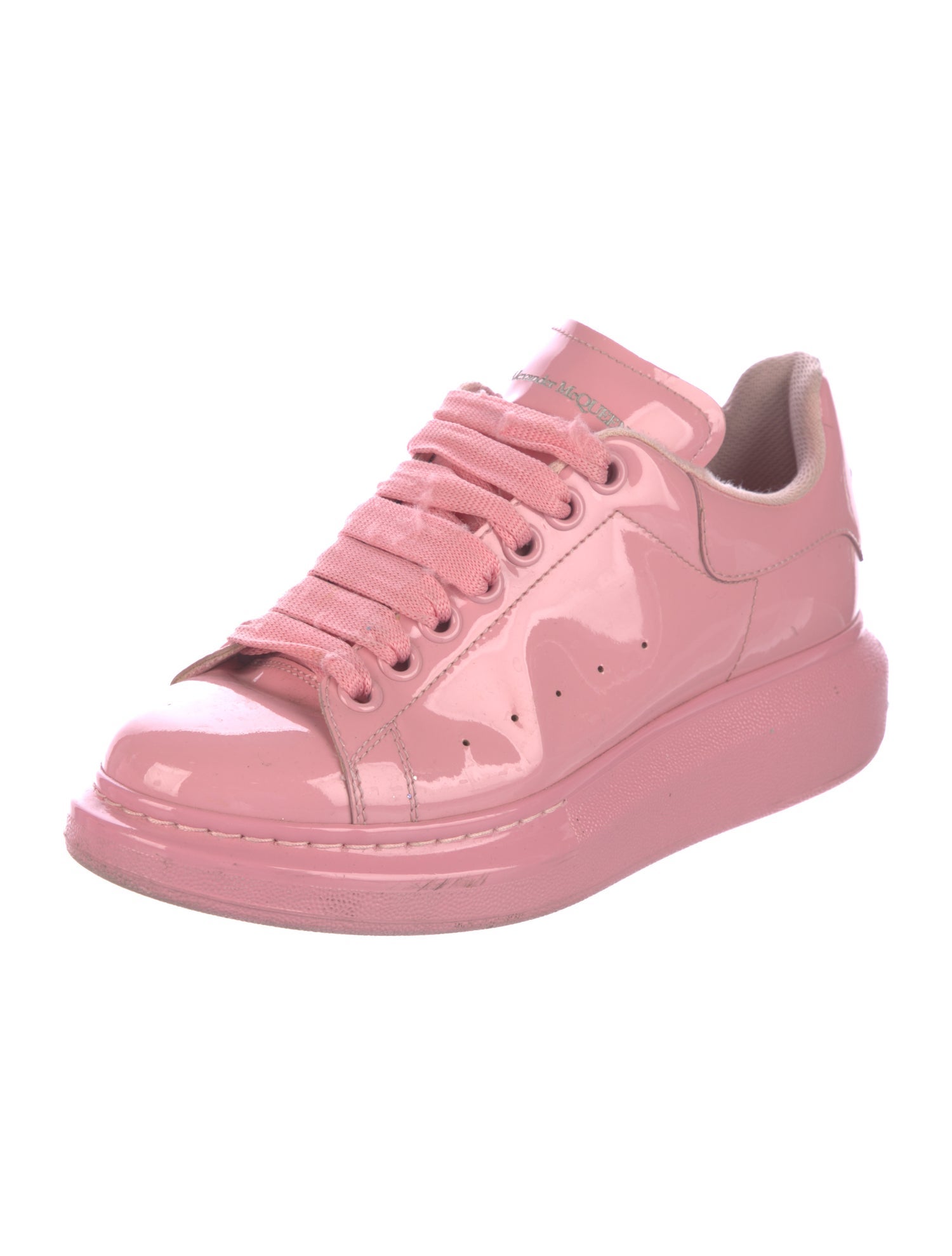 Alexander McQueen Patent Leather Sneakers