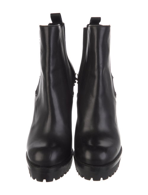 Alexander McQueen Leather Studded Accents Chelsea Boots
