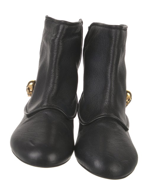 Alexander McQueen Skull Leather Boots