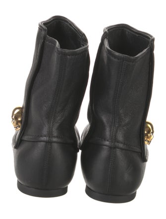 Alexander McQueen Skull Leather Boots