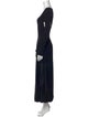 Alexander McQueen Scoop Neck Long Dress