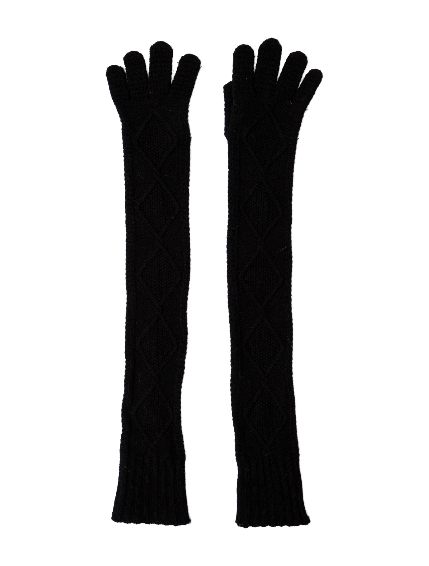 Alexander McQueen Wool Long Gloves