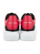 Alexander McQueen Leather Colorblock Pattern Chunky Sneakers