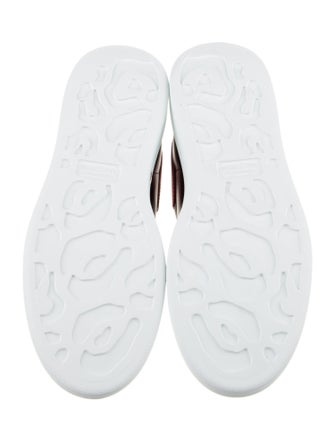 Alexander McQueen Leather Colorblock Pattern Chunky Sneakers