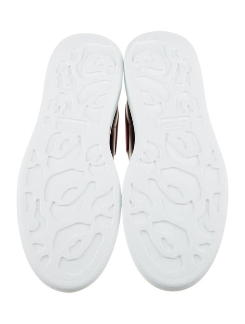 Alexander McQueen Leather Colorblock Pattern Chunky Sneakers