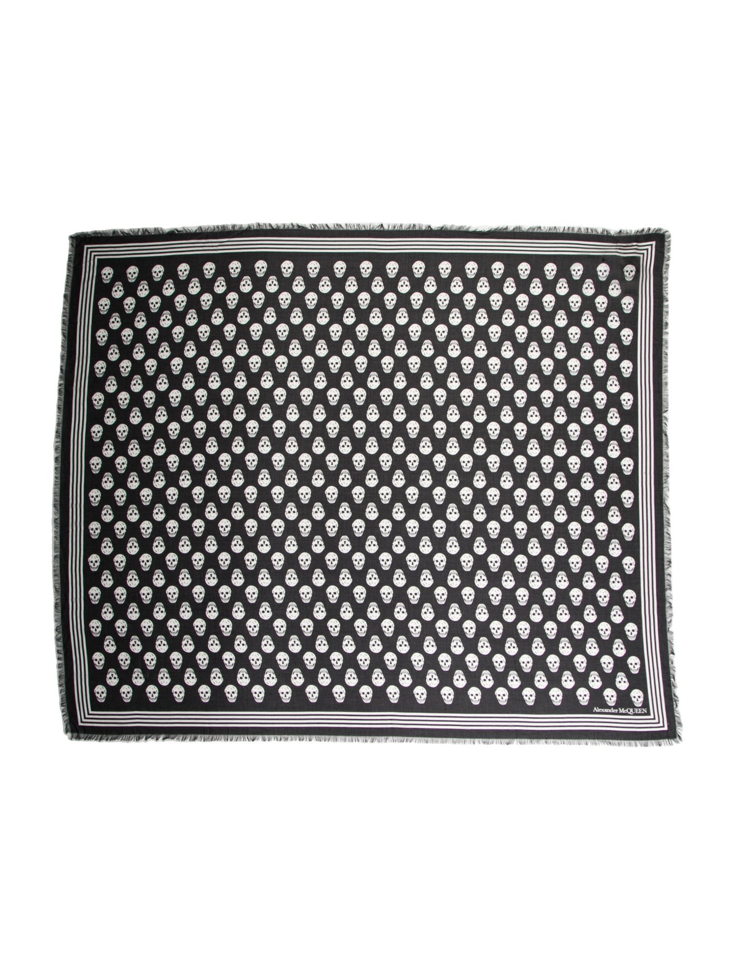 Alexander McQueen Silk Printed Shawl