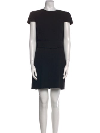 Alexander McQueen Virgin Wool Mini Dress