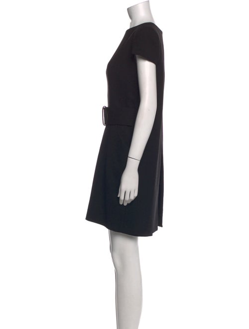 Alexander McQueen Virgin Wool Mini Dress