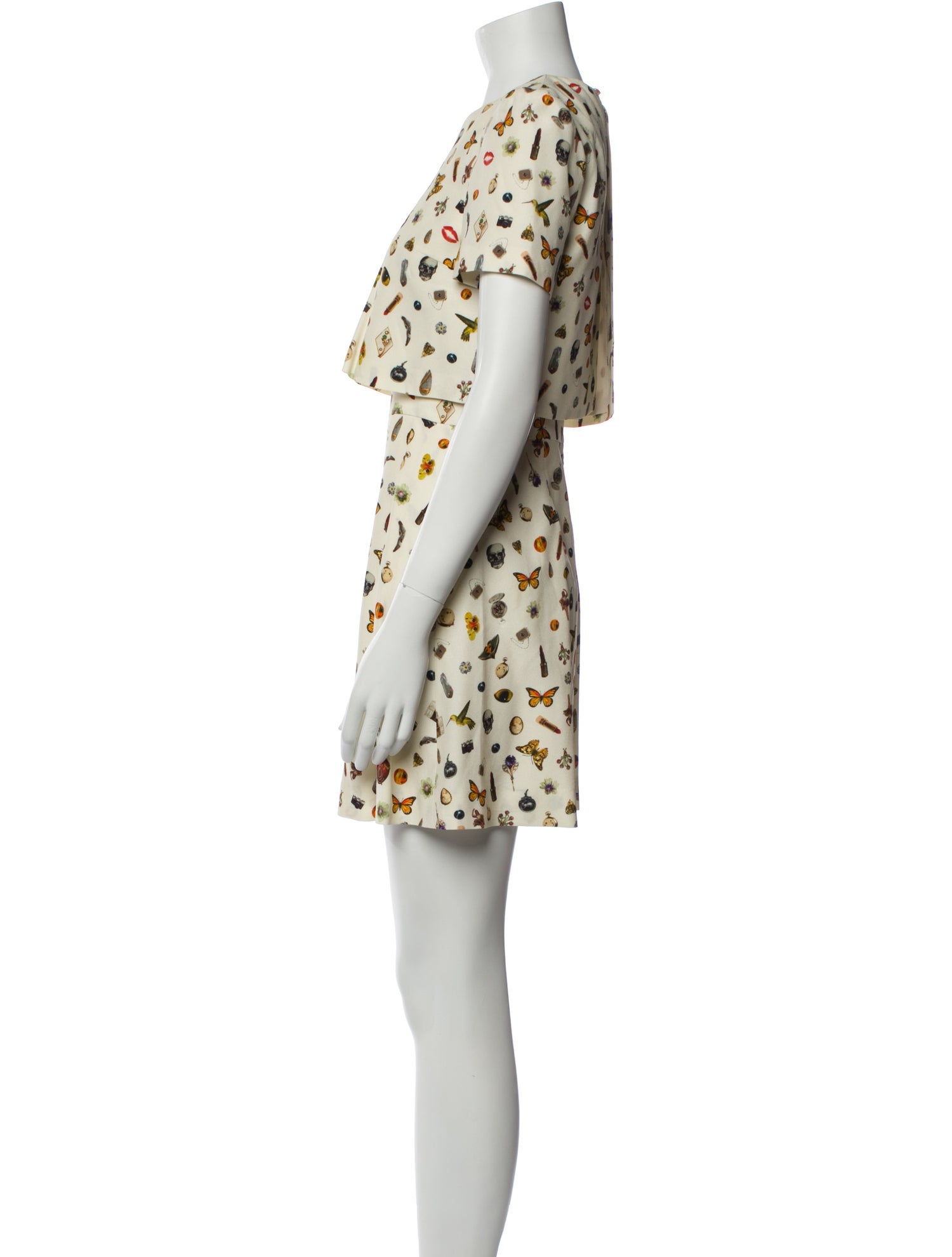 Alexander McQueen Printed Mini Dress