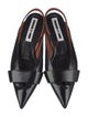 Alexander McQueen Patent Leather Slingback Flats