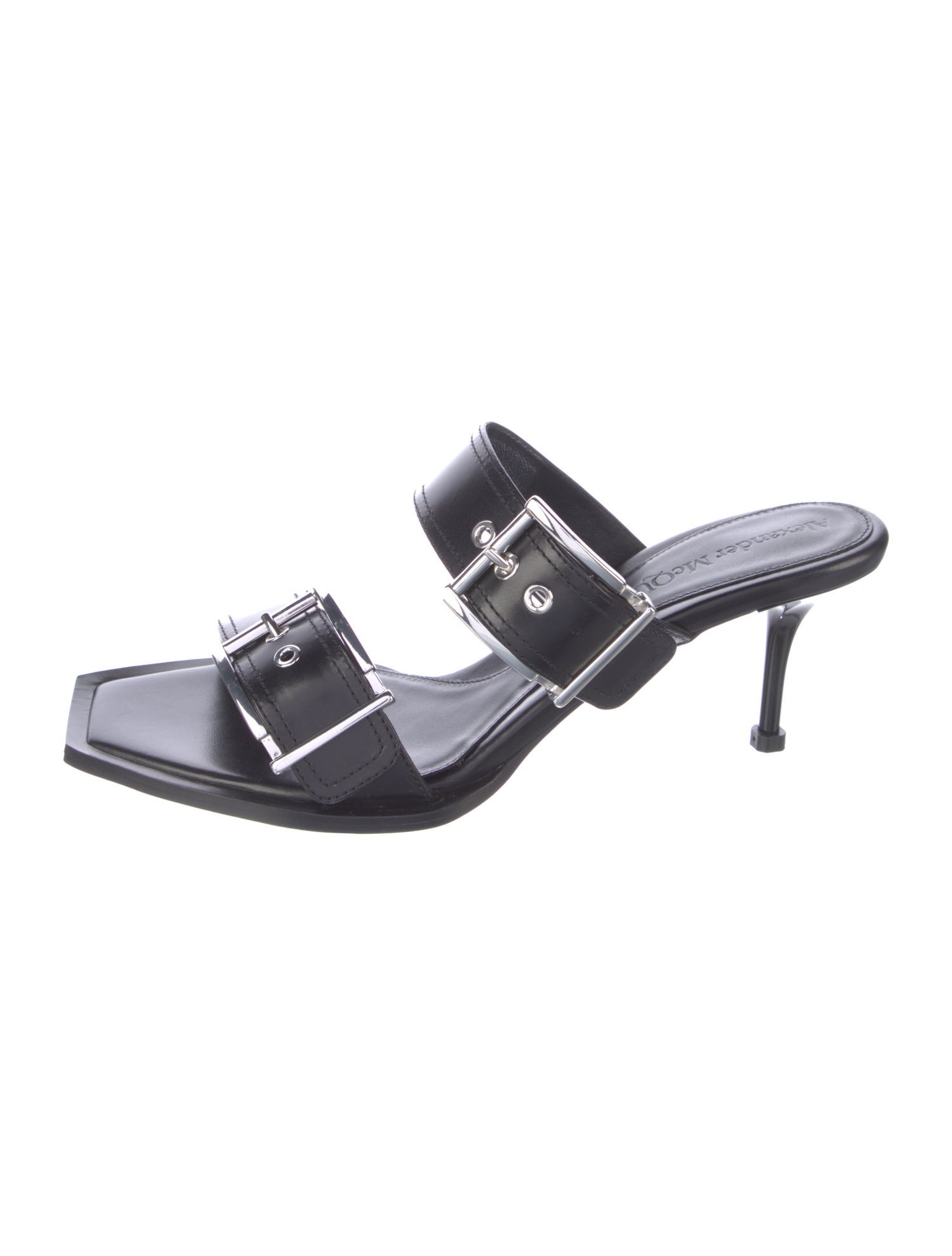Alexander McQueen Leather Slides