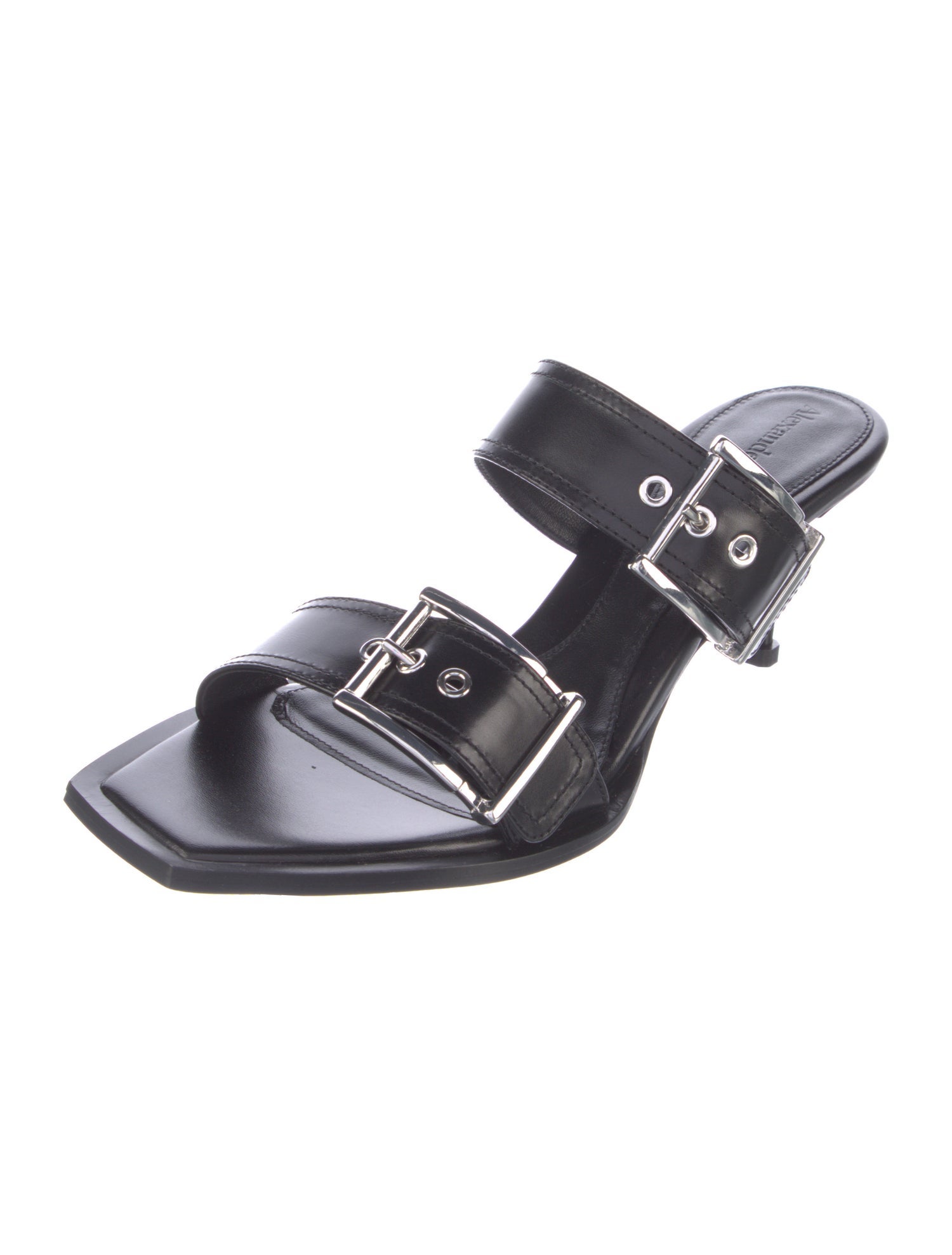 Alexander McQueen Leather Slides