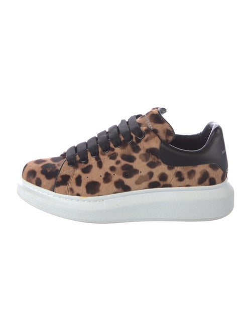 Alexander McQueen Ponyhair Animal Print Sneakers