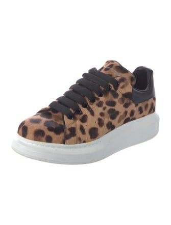 Alexander McQueen Ponyhair Animal Print Sneakers