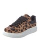 Alexander McQueen Ponyhair Animal Print Sneakers