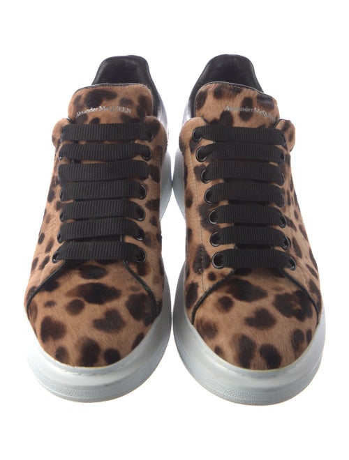 Alexander McQueen Ponyhair Animal Print Sneakers