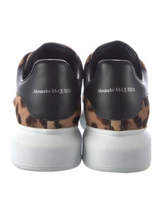 Alexander McQueen Ponyhair Animal Print Sneakers