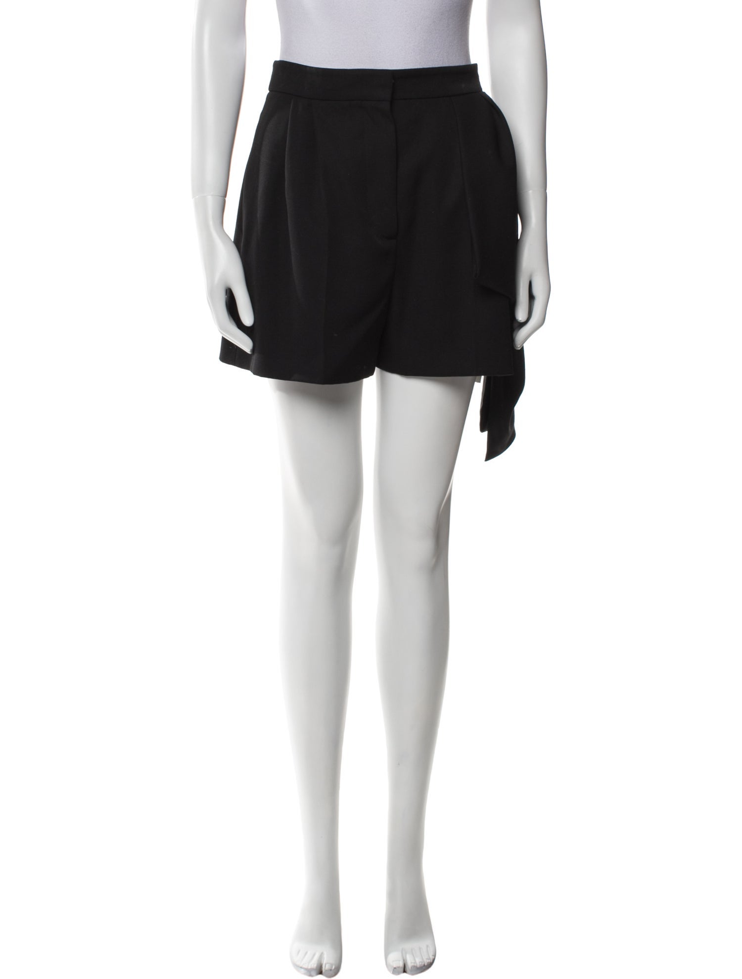 Alexander McQueen Virgin Wool Mini Shorts
