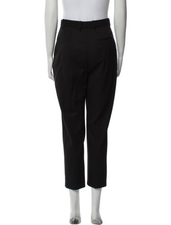 Alexander McQueen Virgin Wool Straight Leg Pants