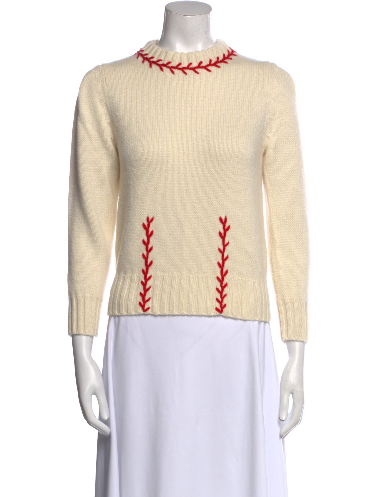 Alexander McQueen Cashmere Crew Neck Sweater