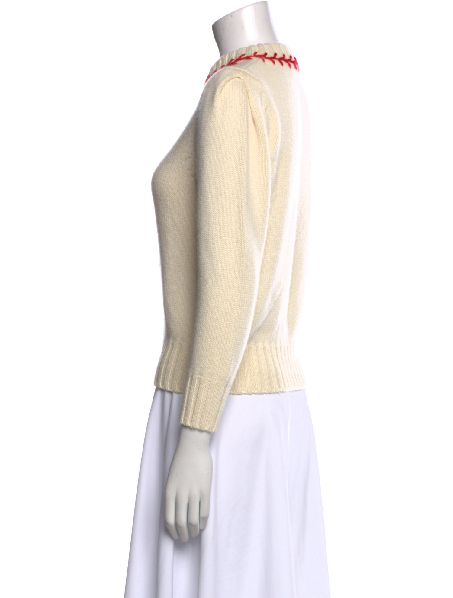 Alexander McQueen Cashmere Crew Neck Sweater