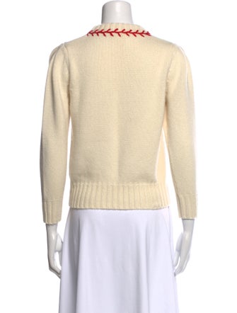 Alexander McQueen Cashmere Crew Neck Sweater