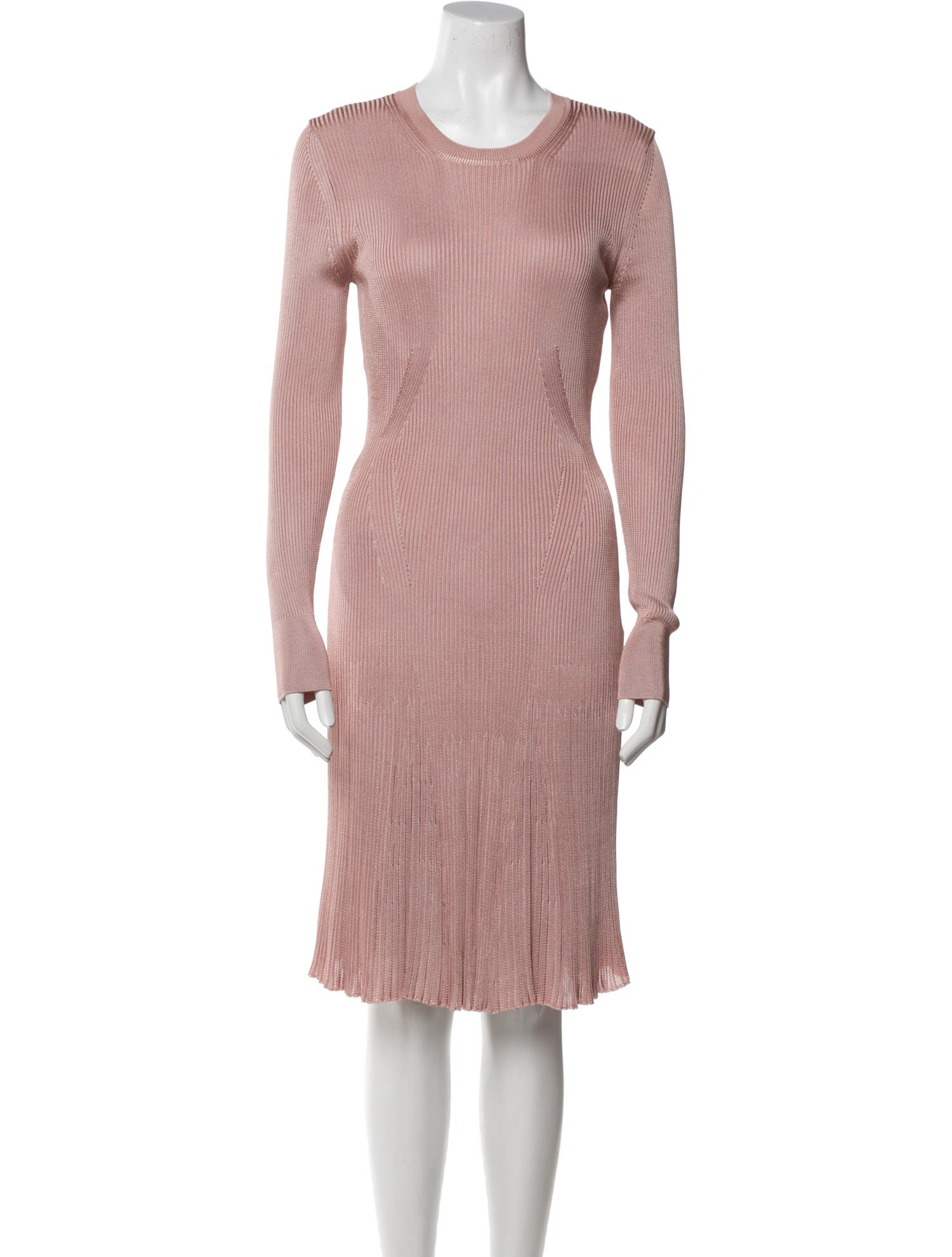 Alexander McQueen Scoop Neck Midi Length Dress w/ Tags