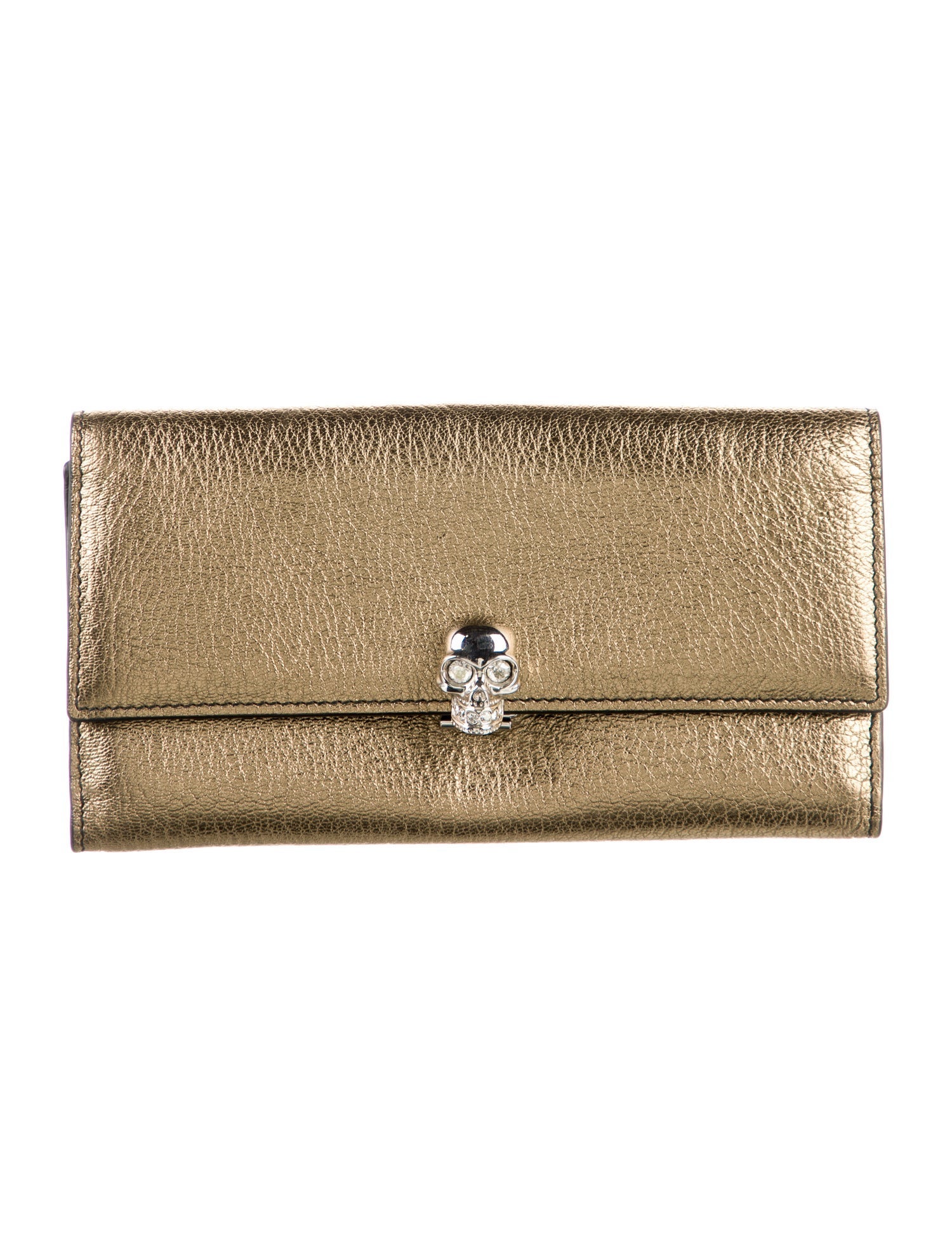 Alexander McQueen Leather Continental Wallet