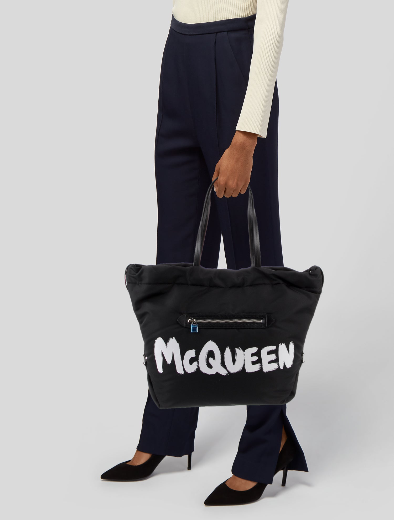 Alexander McQueen Nylon Tote
