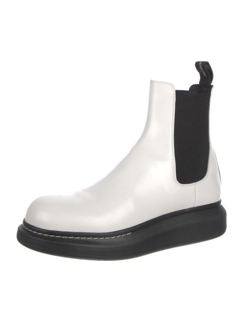 Alexander McQueen Leather Chelsea Boots