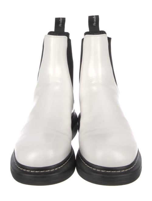 Alexander McQueen Leather Chelsea Boots