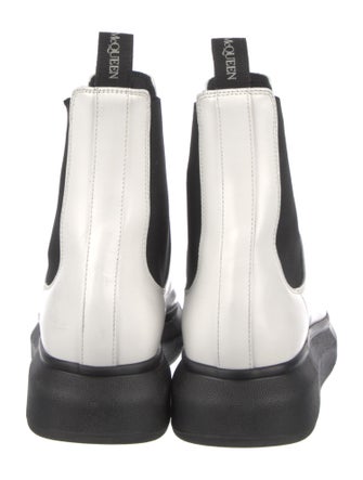 Alexander McQueen Leather Chelsea Boots