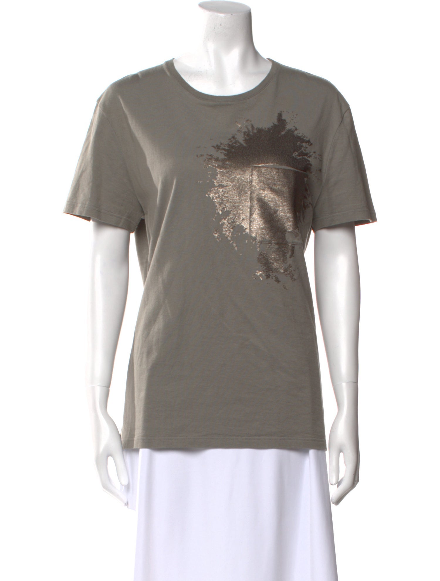 Alexander McQueen Graphic Print Crew Neck T-Shirt