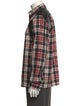 Alexander McQueen Plaid Print Long Sleeve Western Shirt