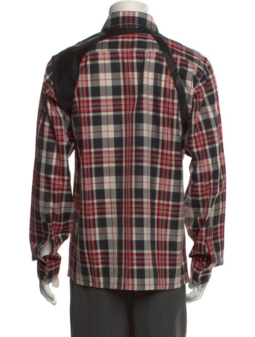 Alexander McQueen Plaid Print Long Sleeve Western Shirt