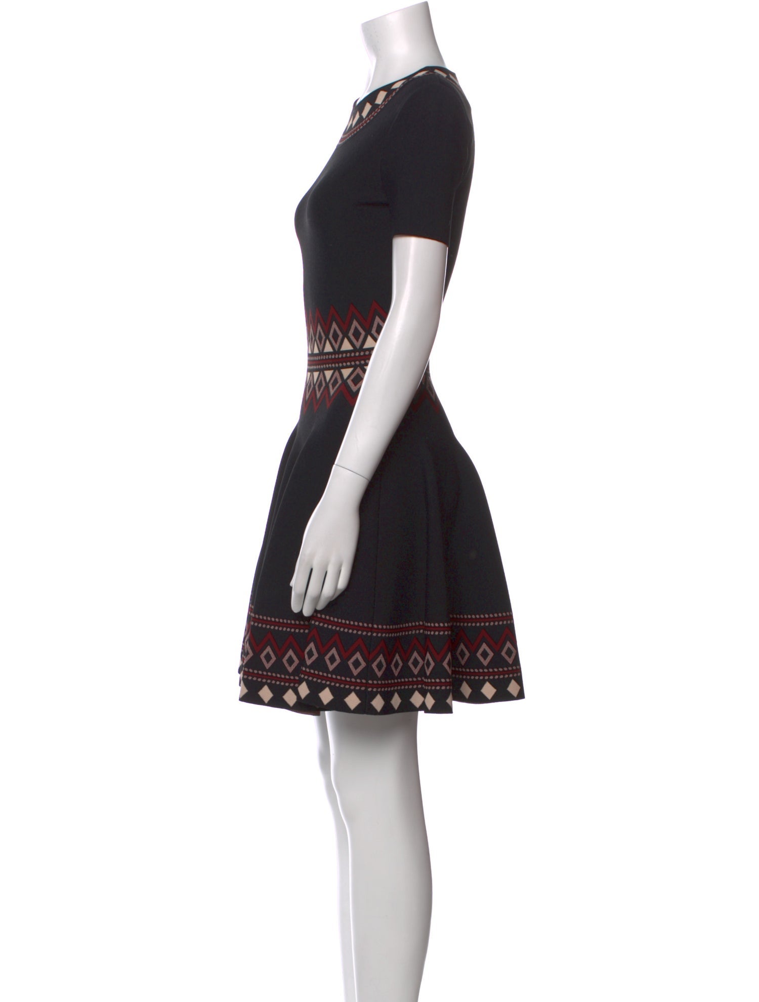 Alexander McQueen Printed Mini Dress
