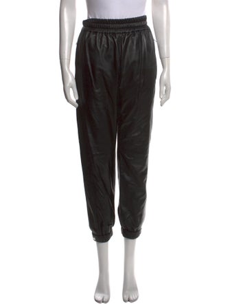 Alexander McQueen Lambskin Skinny Leg Pants