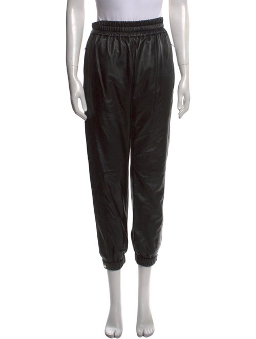 Alexander McQueen Lambskin Skinny Leg Pants