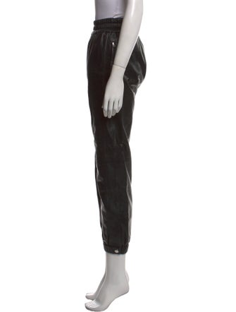 Alexander McQueen Lambskin Skinny Leg Pants