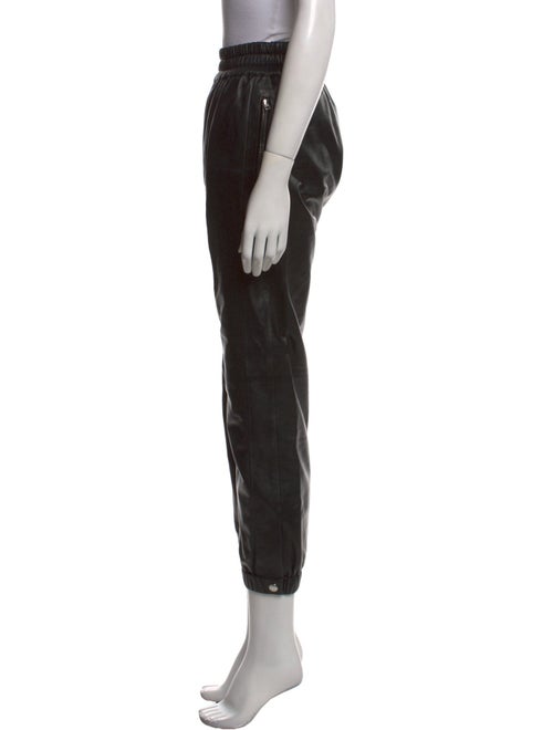 Alexander McQueen Lambskin Skinny Leg Pants