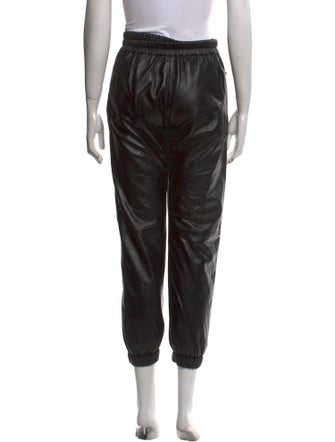 Alexander McQueen Lambskin Skinny Leg Pants