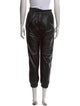 Alexander McQueen Lambskin Skinny Leg Pants