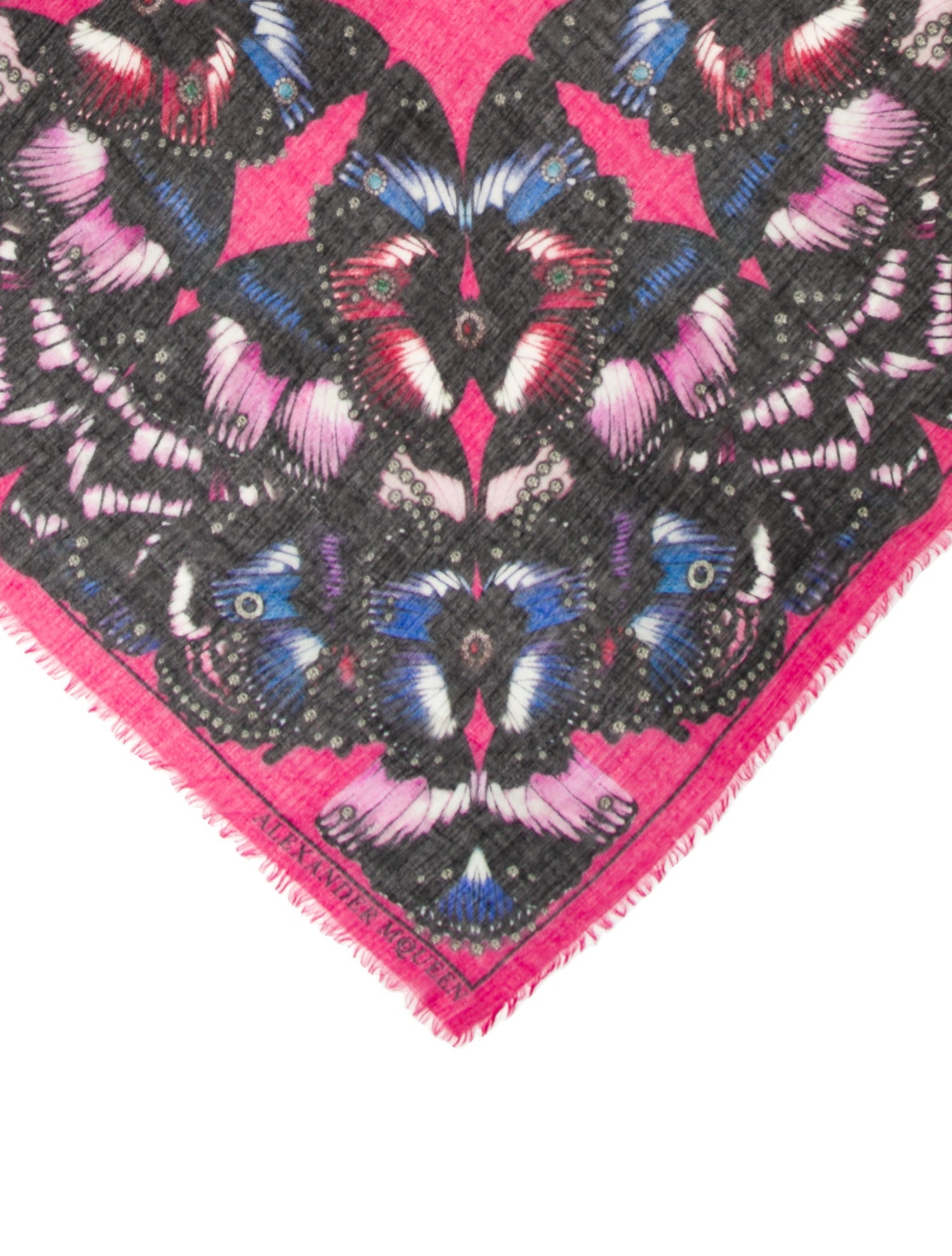 Alexander McQueen Silk Printed Scarf